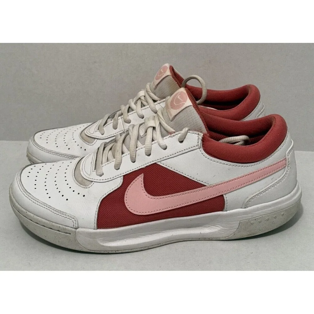 Nike Zoom Court Lite Tennis Sports Shoes Women's 9 White Lace-Up DV3279-101 - Picture 7 of 12